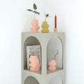 Fluxo Ceramic Vase -  Large Pink